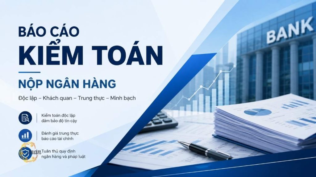 Báo cáo kiểm toán nộp ngân hàng