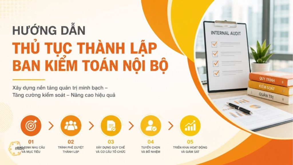 Hướng dẫn thủ tục thành lập ban kiểm toán nội bộ