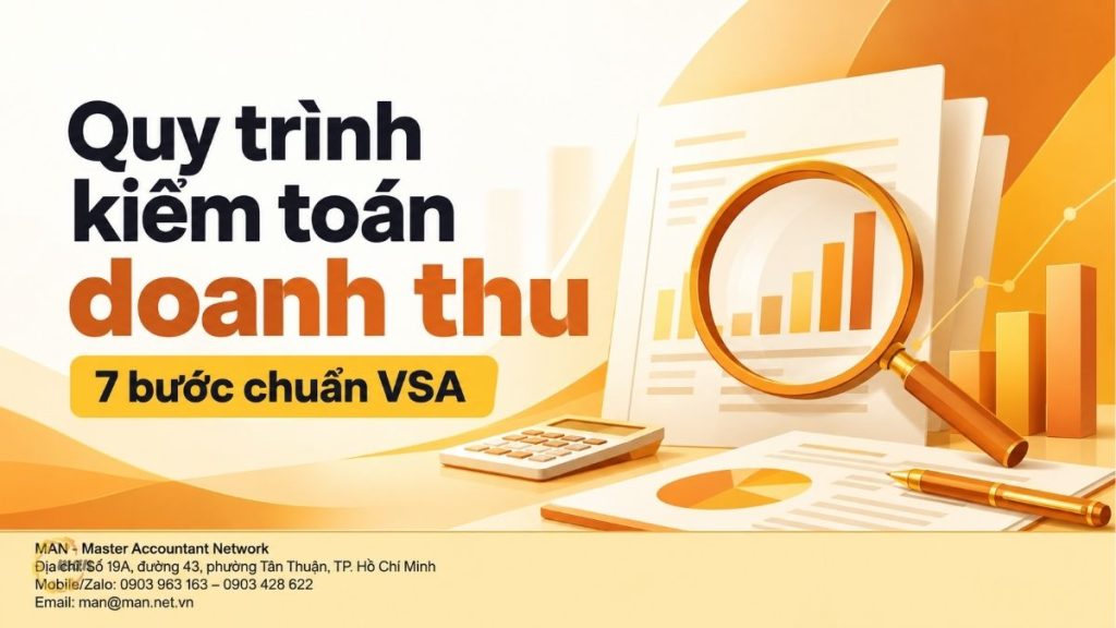 Quy trình kiểm toán doanh thu: 7 bước chuẩn VSA
